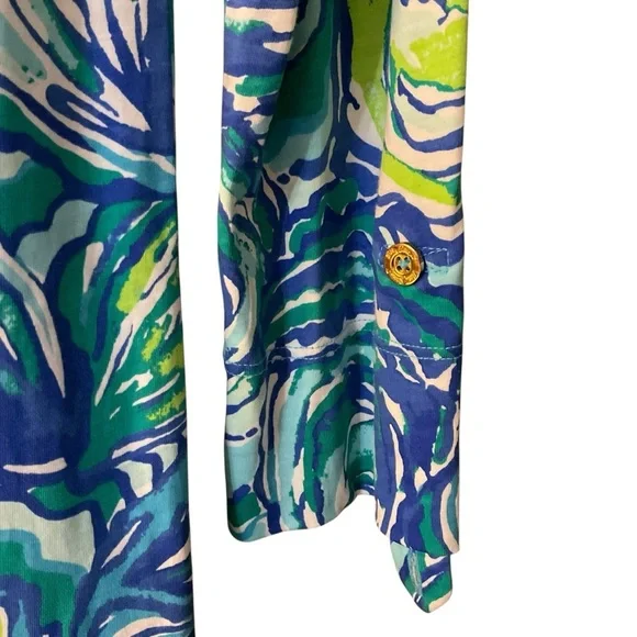 Lilly Pulitzer 100% Pima Cotton Printed Dress – Long Sleeves – Size XS - Picture 3 of 8